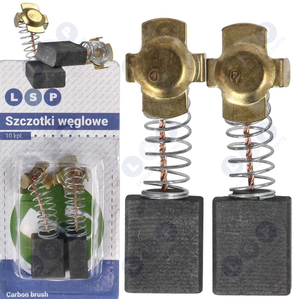Uhlíkové kefy pre elektrické náradie 7,5x14x17mm univerzálne